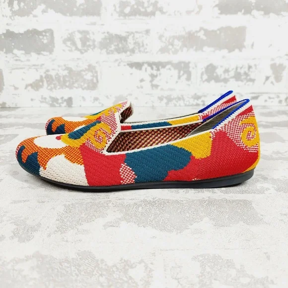 NEW Rothy's Amber Moroccan Round Toe Slip On Flat Loafers K65 - Picture 1 of 9